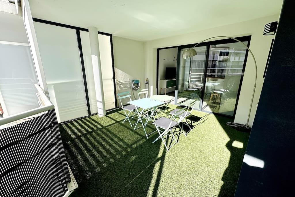 Bel Appart Design 2Ch, Mairie, Pkg, Wifi, Terrasse, Port Marianne Montpellier Buitenkant foto