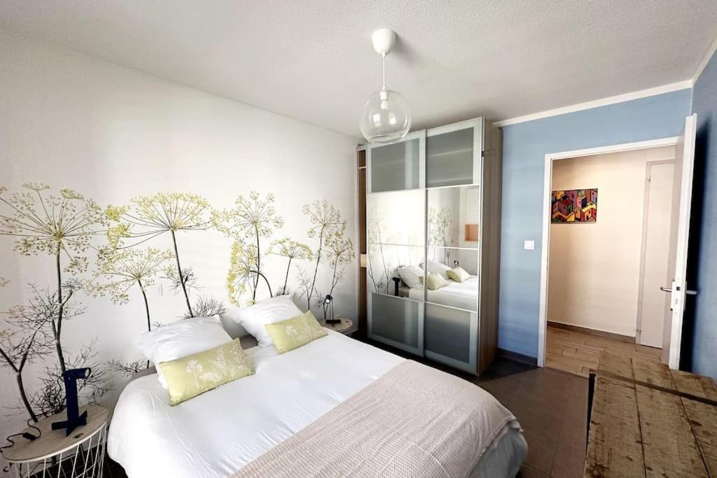 Bel Appart Design 2Ch, Mairie, Pkg, Wifi, Terrasse, Port Marianne Montpellier Buitenkant foto