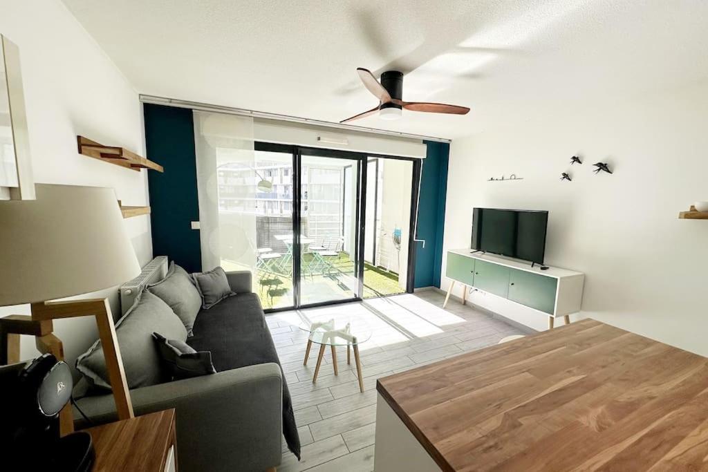 Bel Appart Design 2Ch, Mairie, Pkg, Wifi, Terrasse, Port Marianne Montpellier Buitenkant foto
