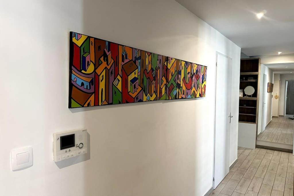 Bel Appart Design 2Ch, Mairie, Pkg, Wifi, Terrasse, Port Marianne Montpellier Buitenkant foto