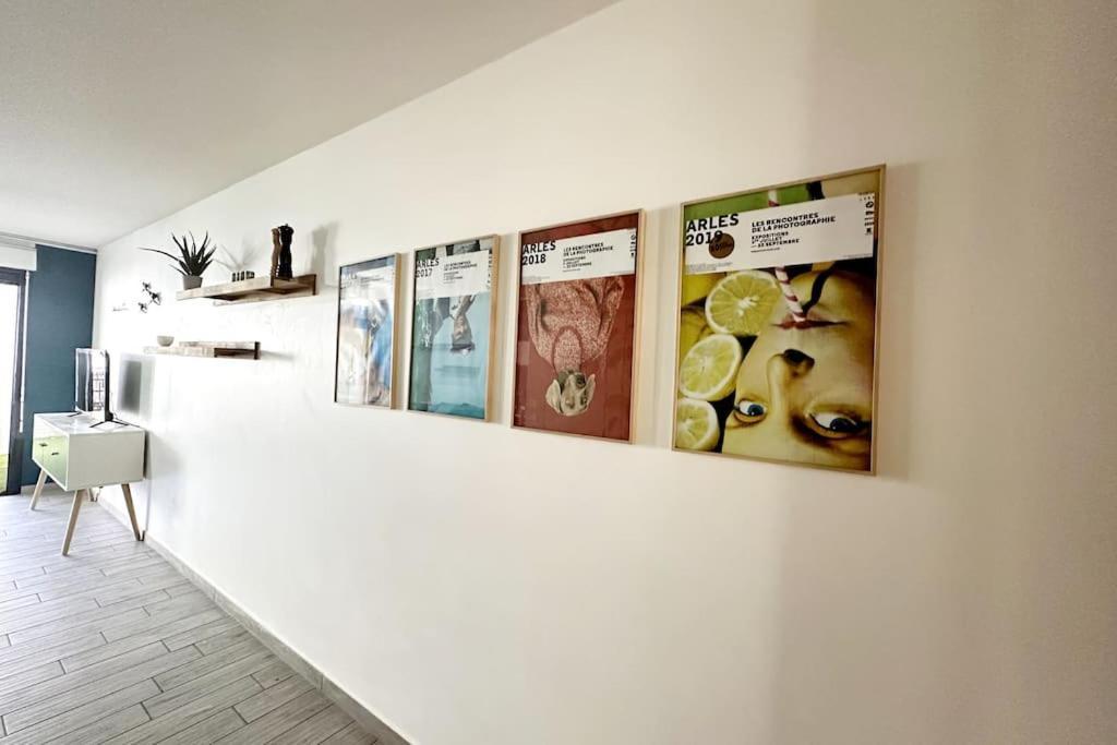 Bel Appart Design 2Ch, Mairie, Pkg, Wifi, Terrasse, Port Marianne Montpellier Buitenkant foto
